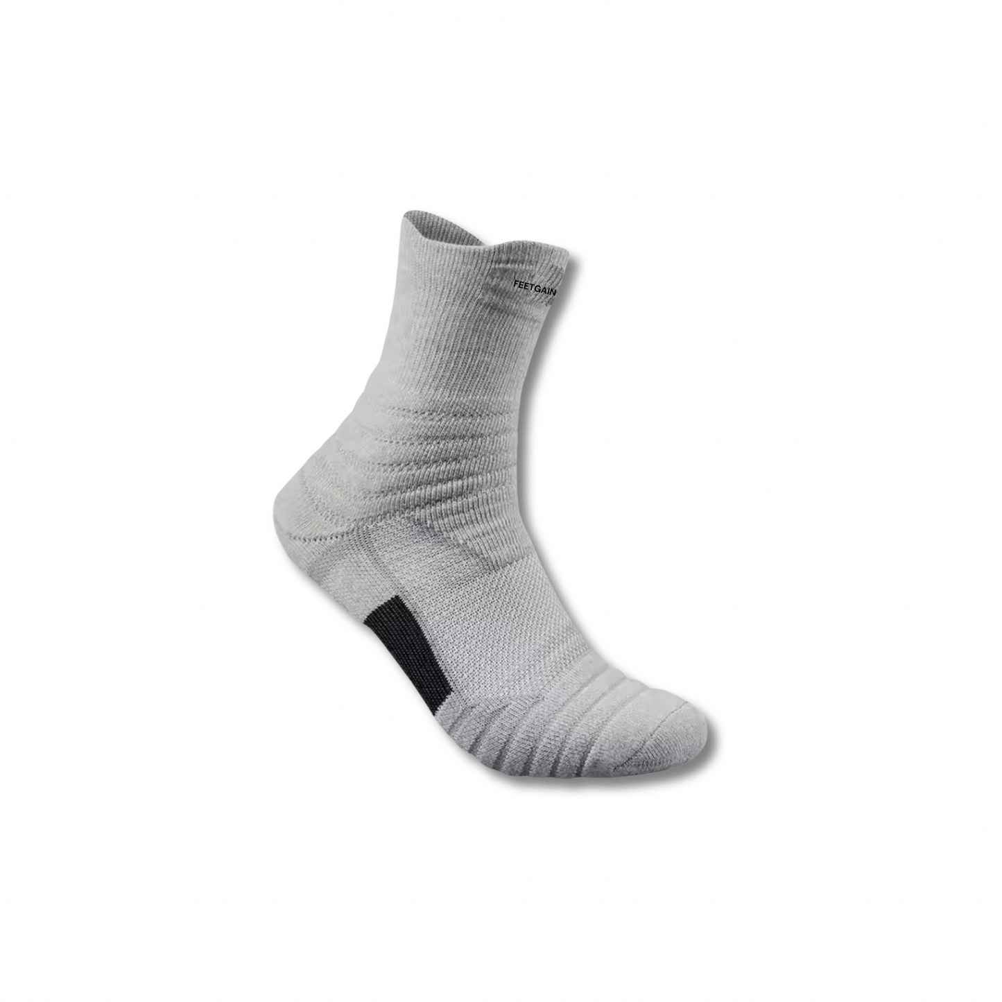 Healing Therapy socks (Black socks with Grey Toe