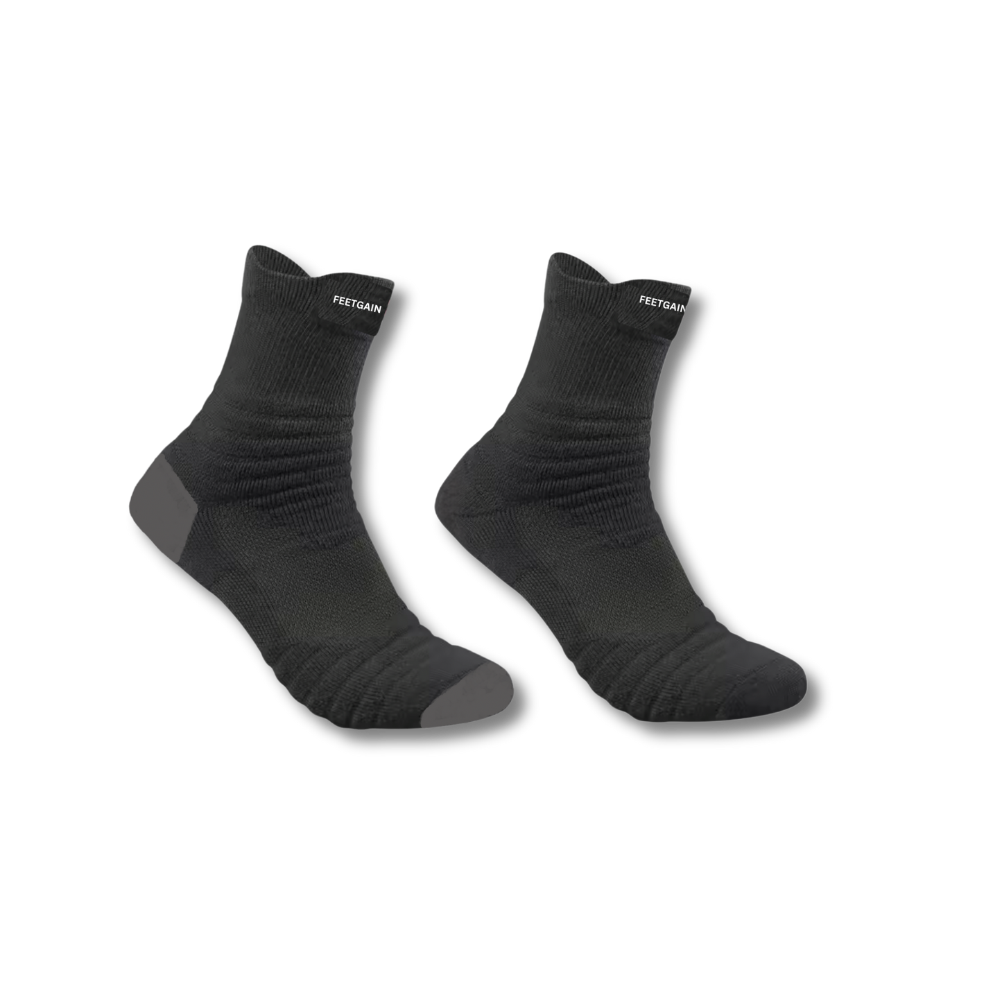 Healing Therapy socks (Black socks with Grey Toe