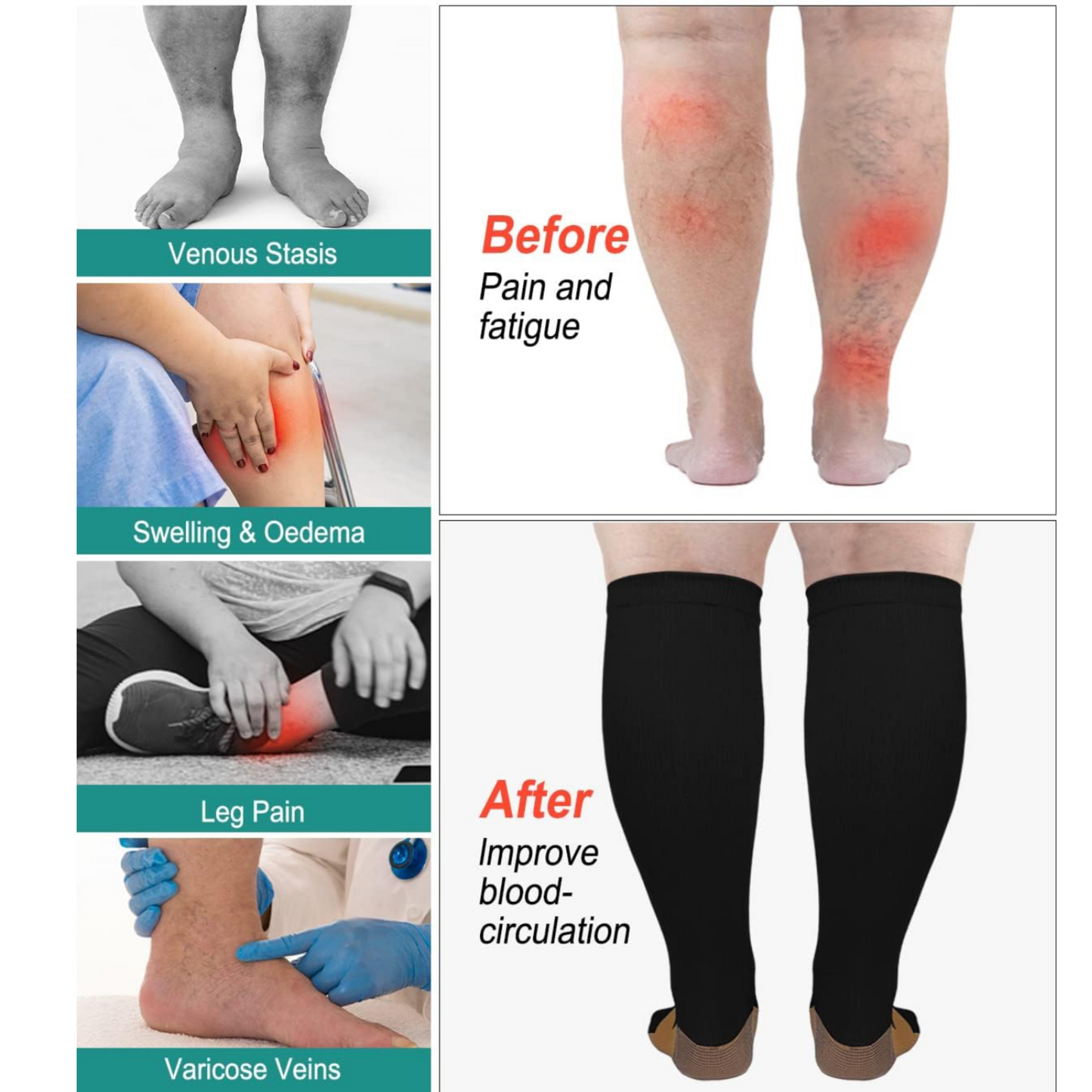 Extra Large Healing Therapy Socks