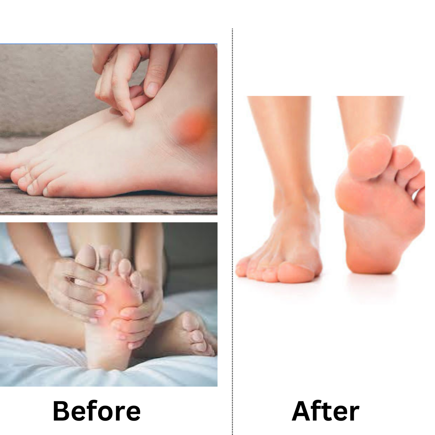 Healing Therapy socks (Grey Feet Design)