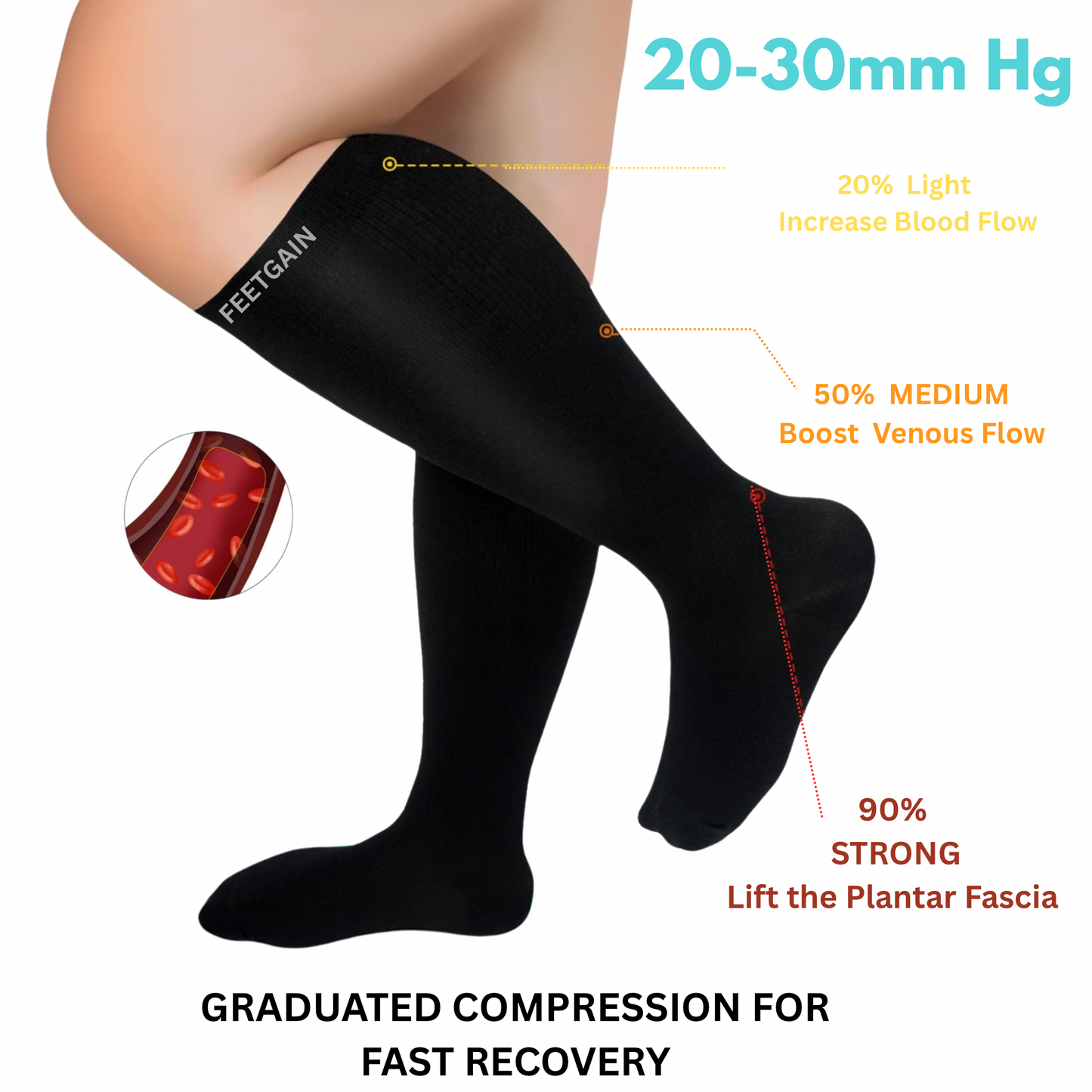 Extra Large Healing Therapy Socks
